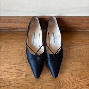 Black Stilettos by Manolo Blahnik